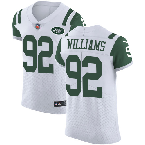 Nike Jets #92 Leonard Williams White Men's Stitched NFL Vapor Untouchable Elite Jersey