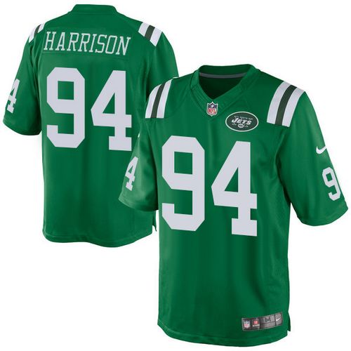 Nike Jets #94 Damon Harrison Green Men's Stitched NFL Elite Rush Jersey