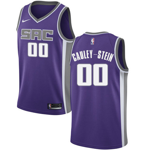 Nike Kings #00 Willie Cauley-Stein Purple NBA Swingman Icon Edition