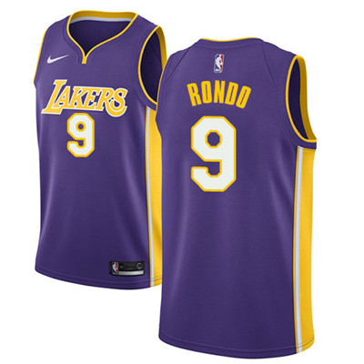 Nike Lakers #9 Rajon Rondo Purple Youth NBA Swingman Statement Edition Jersey Nike Lakers #9 Rajon Rondo Purple Youth NBA Swingman Statement Edition Jersey