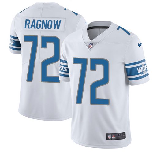 Nike Lions 72 Frank Ragnow White Youth Vapor Untouchable Limited