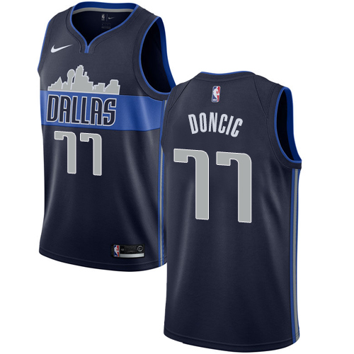 Nike Mavericks #77 Luka Doncic Navy NBA Swingman Statement Edition Jersey Nike Mavericks #77 Luka Doncic Navy NBA Swingman Statement Edition Jersey