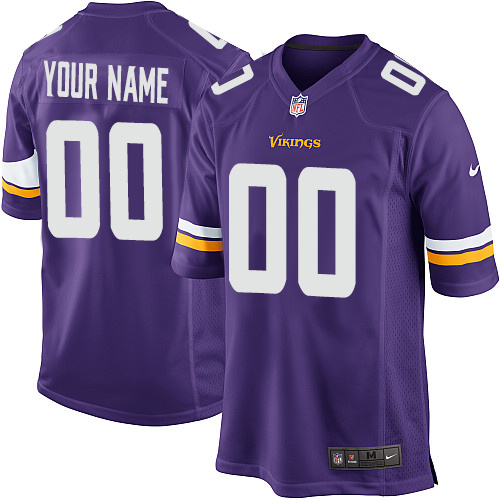 Nike Minnesota Vikings Customized New Elite Purple Jerseys Nike Minnesota Vikings Customized New Elite Purple Jerseys