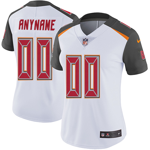 Nike NFL Tampa Bay Buccaneers Vapor Untouchable Customized Elite White Road Women's Jersey Nike NFL Tampa Bay Buccaneers Vapor Untouchable Customized Elite White Road Women's Jersey