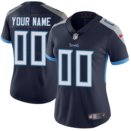 Nike NFL Tennessee Titans Vapor Untouchable Customized Elite Navy Blue Home Women's Jersey Nike NFL Tennessee Titans Vapor Untouchable Customized Elite Navy Blue Home Women's Jersey