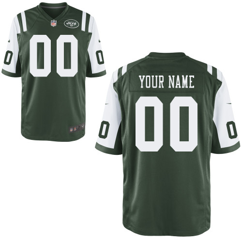 Nike New York Jets Youth Customzied Game Team Color Jersey