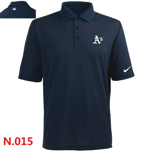 Nike Oakland Athletics Men's Navy Blue Polo Shirt