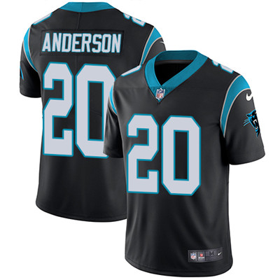 Nike Panthers #20 C.J. Anderson Black Team Color Men's Stitched NFL Vapor Untouchable Limited Jersey Nike Panthers #20 C.J. Anderson Black Team Color Men's Stitched NFL Vapor Untouchable Limited Jersey