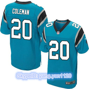 Nike Panthers #20 Kurt Coleman Blue Alternate Men's Stitched NFL Elite Jersey Nike Panthers #20 Kurt Coleman Blue Alternate Men's Stitched NFL Elite Jersey