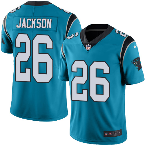 Nike Panthers #26 Donte Jackson Blue Youth Stitched NFL Limited Rush Jersey Nike Panthers #26 Donte Jackson Blue Youth Stitched NFL Limited Rush Jersey