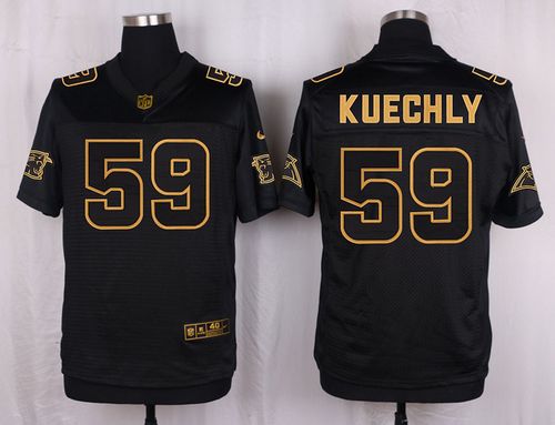 Nike Panthers #59 Luke Kuechly Black Men's Stitched NFL Elite Pro Line Gold Collection Jersey Nike Panthers #59 Luke Kuechly Black Men's Stitched NFL Elite Pro Line Gold Collection Jersey
