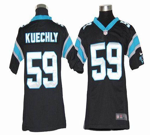 Nike Panthers #59 Luke Kuechly Black Team Color Youth Stitched NFL Elite Jersey Nike Panthers #59 Luke Kuechly Black Team Color Youth Stitched NFL Elite Jersey