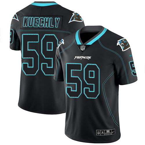 Nike Panthers #59 Luke Kuechly Lights Out Black Men's Stitched NFL Limited Rush Jersey Nike Panthers #59 Luke Kuechly Lights Out Black Men's Stitched NFL Limited Rush Jersey