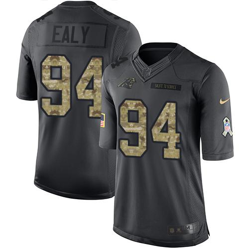 Nike Panthers #94 Kony Ealy Black Men's Stitched NFL Limited 2016 Salute to Service Jersey Nike Panthers #94 Kony Ealy Black Men's Stitched NFL Limited 2016 Salute to Service Jersey