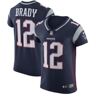 Nike Patriots #12 Tom Brady Navy Blue Team Color Men's Stitched NFL Vapor Untouchable Elite Jersey Nike Patriots #12 Tom Brady Navy Blue Team Color Men's Stitched NFL Vapor Untouchable Elite Jersey
