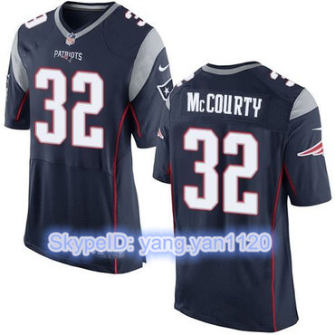 Nike Patriots #32 Devin McCourty Navy Blue Team Color Men's Stitched NFL New Elite Jersey