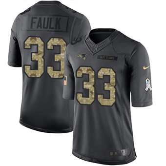 Nike Patriots #33 Kevin Faulk Black Men's Stitched NFL Limited 2016 Salute To Service Jersey Nike Patriots #33 Kevin Faulk Black Men's Stitched NFL Limited 2016 Salute To Service Jersey