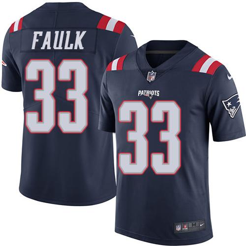 Nike Patriots #33 Kevin Faulk Navy Blue Men's Stitched NFL Limited Rush Jersey Nike Patriots #33 Kevin Faulk Navy Blue Men's Stitched NFL Limited Rush Jersey