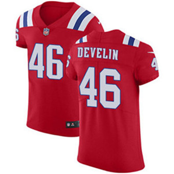 Nike Patriots #46 James Develin Red Alternate Men's Stitched NFL Vapor Untouchable Elite Jersey Nike Patriots #46 James Develin Red Alternate Men's Stitched NFL Vapor Untouchable Elite Jersey