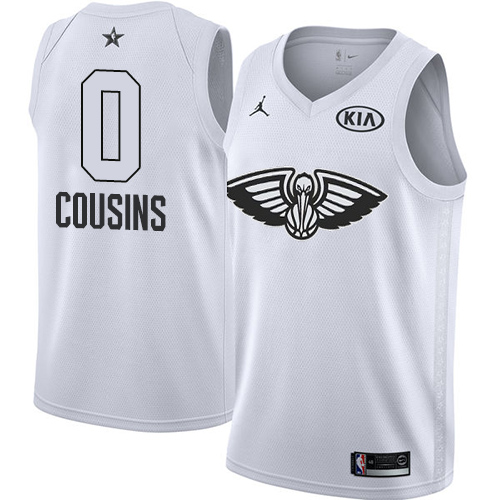 Nike Pelicans #0 DeMarcus Cousins White NBA Jordan Swingman 2018 All-Star Game Jersey Nike Pelicans #0 DeMarcus Cousins White NBA Jordan Swingman 2018 All-Star Game Jersey