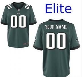 Nike Philadelphia Eagles Customized Elite Green Jerseys Nike Philadelphia Eagles Customized Elite Green Jerseys
