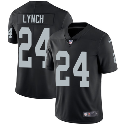 Nike Raiders #24 Marshawn Lynch Black Team Color Men's Stitched NFL Vapor Untouchable Limited Jersey Nike Raiders #24 Marshawn Lynch Black Team Color Men's Stitched NFL Vapor Untouchable Limited Jersey