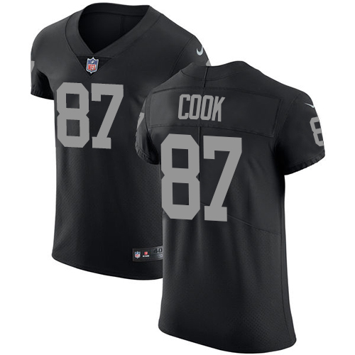 Nike Raiders #87 Jared Cook Black Team Color Men's Stitched NFL Vapor Untouchable Elite Jersey Nike Raiders #87 Jared Cook Black Team Color Men's Stitched NFL Vapor Untouchable Elite Jersey