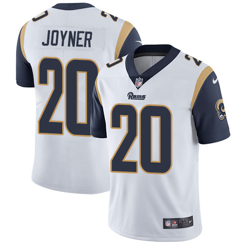 Nike Rams #20 Lamarcus Joyner White Men's Stitched NFL Vapor Untouchable Limited Jersey Nike Rams #20 Lamarcus Joyner White Men's Stitched NFL Vapor Untouchable Limited Jersey