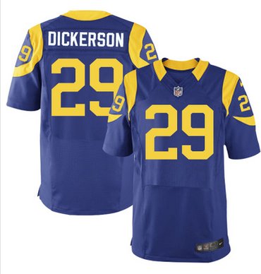 Nike Rams #29 Eric Dickerson Royal Blue Alternate Men's Stitched NFL Elite Jersey