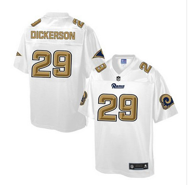 Nike Rams #29 Eric Dickerson White Men's NFL Pro Line Fashion Game Jersey