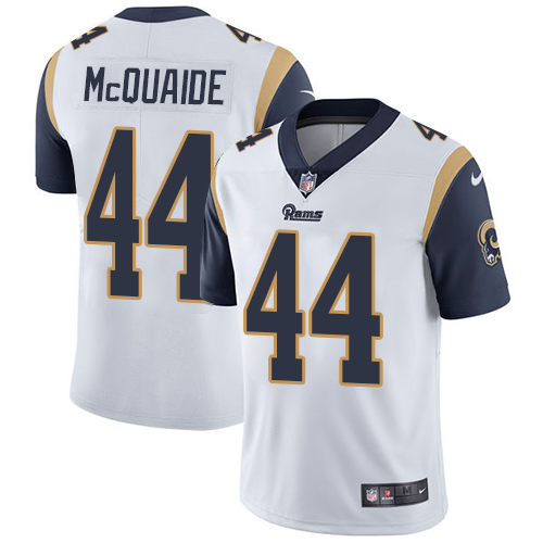 Nike Rams #44 Jacob McQuaide White Men's Stitched NFL Vapor Untouchable Limited Jersey Nike Rams #44 Jacob McQuaide White Men's Stitched NFL Vapor Untouchable Limited Jersey