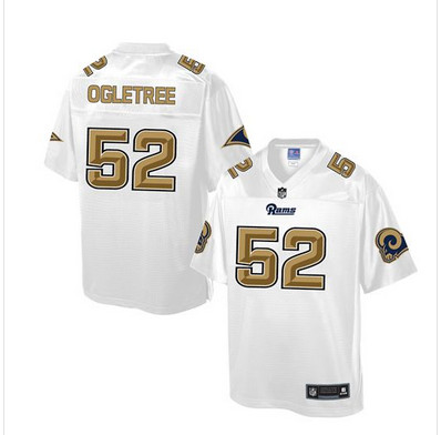 Nike Rams #52 Alec Ogletree White Men's NFL Pro Line Fashion Game Jersey