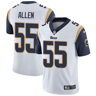 Nike Rams #55 Brian Allen White Men's Stitched NFL Vapor Untouchable Limited Jersey Nike Rams #55 Brian Allen White Men's Stitched NFL Vapor Untouchable Limited Jersey