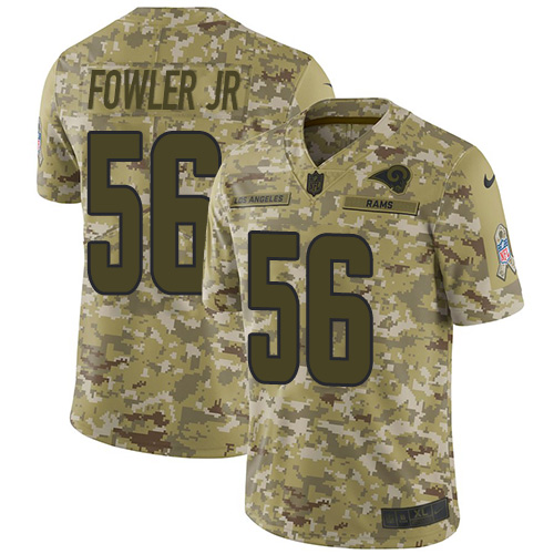 Nike Rams #56 Dante Fowler Jr Camo Men's Stitched NFL Limited 2018 Salute To Service Jersey Nike Rams #56 Dante Fowler Jr Camo Men's Stitched NFL Limited 2018 Salute To Service Jersey