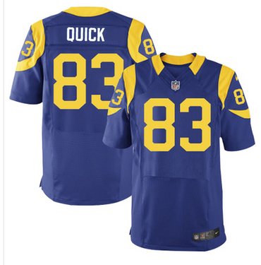 Nike Rams #83 Brian Quick Royal Blue Alternate Men's Stitched NFL Elite Jersey