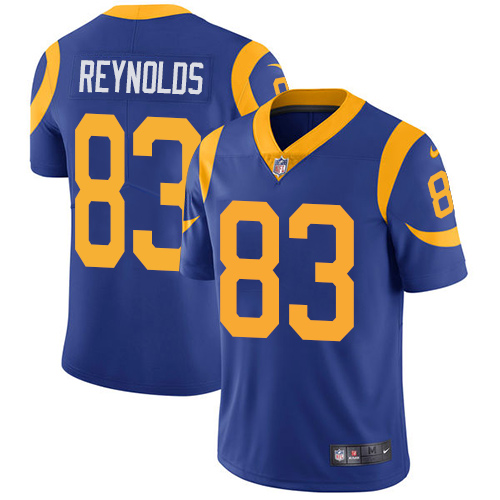 Nike Rams #83 Josh Reynolds Royal Blue Alternate Men's Stitched NFL Vapor Untouchable Limited Jersey Nike Rams #83 Josh Reynolds Royal Blue Alternate Men's Stitched NFL Vapor Untouchable Limited Jersey