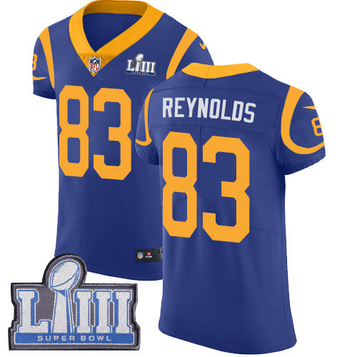Nike Rams #83 Josh Reynolds Royal Blue Alternate Super Bowl LIII Bound Men's Stitched NFL Vapor Untouchable Elite Jersey Nike Rams #83 Josh Reynolds Royal Blue Alternate Super Bowl LIII Bound Men's Stitched NFL Vapor Untouchable Elite Jersey
