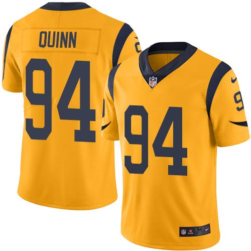 Nike Rams #94 Robert Quinn Gold Youth Stitched NFL Limited Rush Jersey Nike Rams #94 Robert Quinn Gold Youth Stitched NFL Limited Rush Jersey