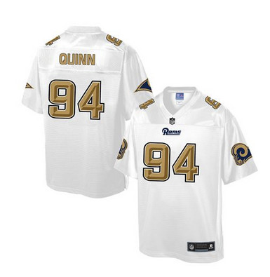 Nike Rams #94 Robert Quinn White Men's NFL Pro Line Fashion Game Jersey