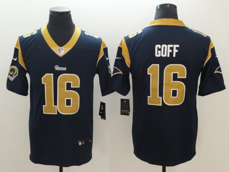 Nike Rams 16 Jared Goff Navy Vapor Untouchable Player Limited Jersey Nike Rams 16 Jared Goff Navy Vapor Untouchable Player Limited Jersey