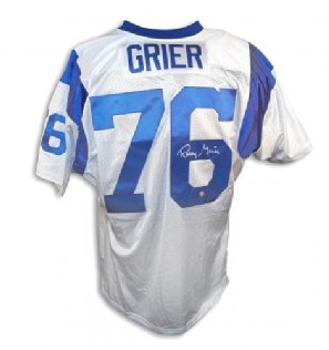 Nike Rams White Men's 76 grier mens White Jersey