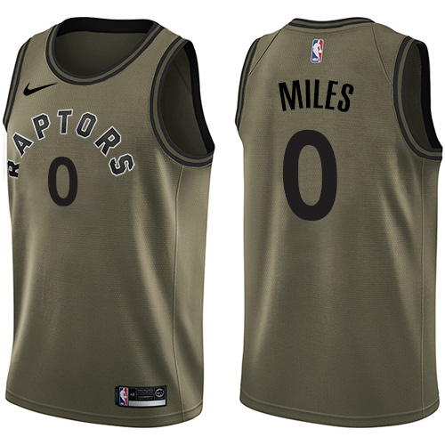 Nike Raptors #0 C.J. Miles Green Salute to Service NBA Swingman Jersey Nike Raptors #0 C.J. Miles Green Salute to Service NBA Swingman Jersey