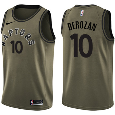 Nike Raptors #10 DeMar DeRozan Green Salute to Service Youth NBA Swingman Jersey Nike Raptors #10 DeMar DeRozan Green Salute to Service Youth NBA Swingman Jersey