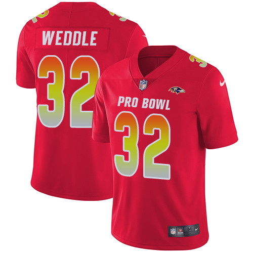 Nike Ravens #32 Eric Weddle Red Youth Stitched NFL Limited AFC 2019 Pro Bowl Jersey Nike Ravens #32 Eric Weddle Red Youth Stitched NFL Limited AFC 2019 Pro Bowl Jersey