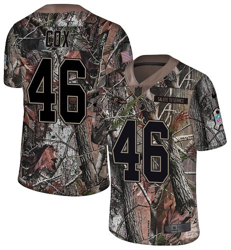 Nike Ravens #46 Morgan Cox Camo Men's Stitched NFL Limited Rush Realtree Jersey