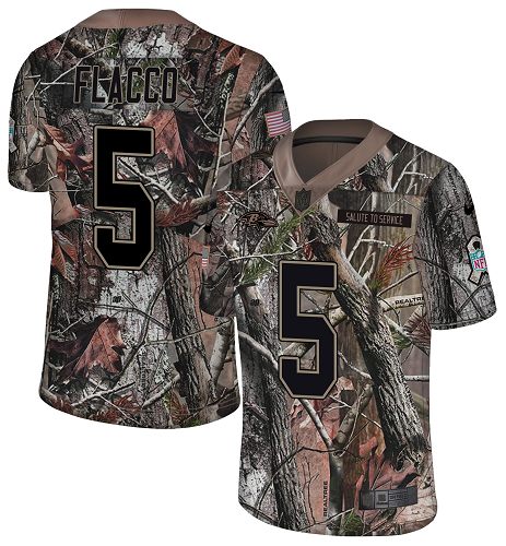 Nike Ravens #5 Joe Flacco Camo Men's Stitched NFL Limited Rush Realtree Jersey Nike Ravens #5 Joe Flacco Camo Men's Stitched NFL Limited Rush Realtree Jersey