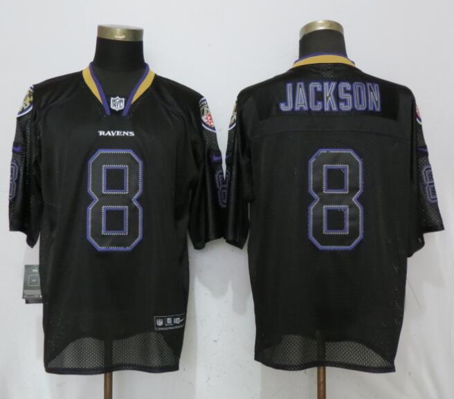 Nike Ravens #8 Lamar Jackson Black USA Flag Fashion Elite Jersey Nike Ravens #8 Lamar Jackson Black USA Flag Fashion Elite Jersey
