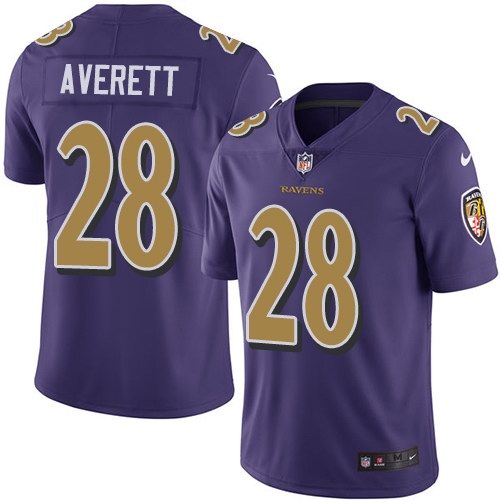 Nike Ravens 28 Anthony Averett Purple Color Rush Limited Jersey Nike Ravens 28 Anthony Averett Purple Color Rush Limited Jersey