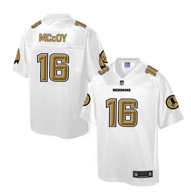 Nike Redskins #16 Colt McCoy White Men's NFL Pro Line Fashion Game Jersey
