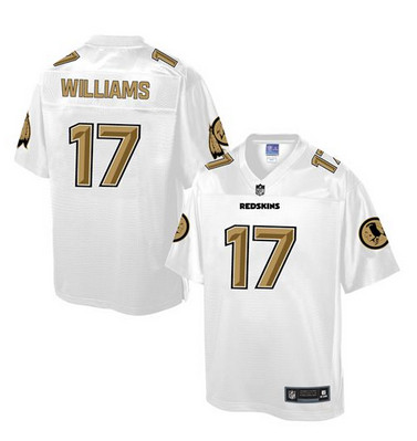 Nike Redskins #17 Doug Williams White Men's NFL Pro Line Fashion Game Jersey